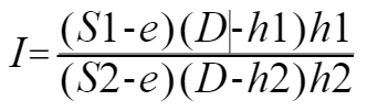 Screw compression ratio formula