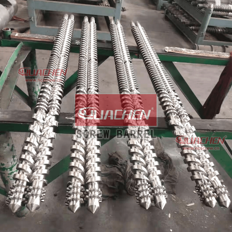 plastic screw barrel conter rotating double screw barrel twin screw barrel huachen