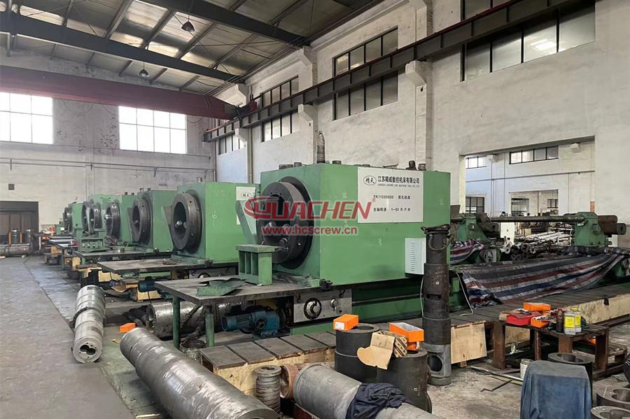 huachen screw barrel factory production schedule 2023