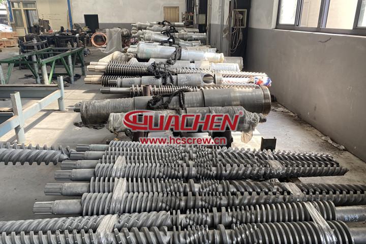 optimize your pvc extrusion process with conical twin screw barrel huachen screw barrel